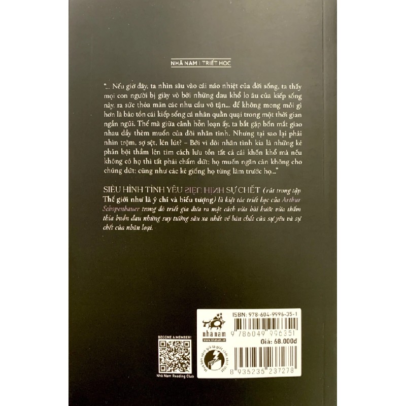 Siêu Hình Tình Yêu - Siêu Hình Sự Chết - Arthur Schopenhauer 176347
