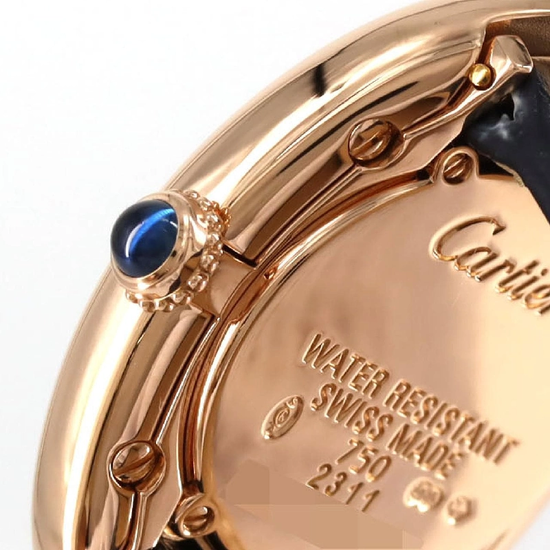 Cartier Baignoire PG W1544956 PG･RG Quartz - Hàng hiệu Authentic 873939