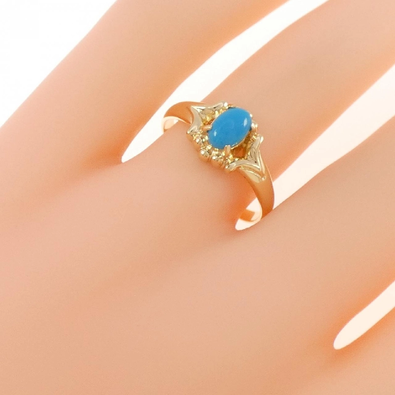 Nhẫn ngọc lam K18YG 667668