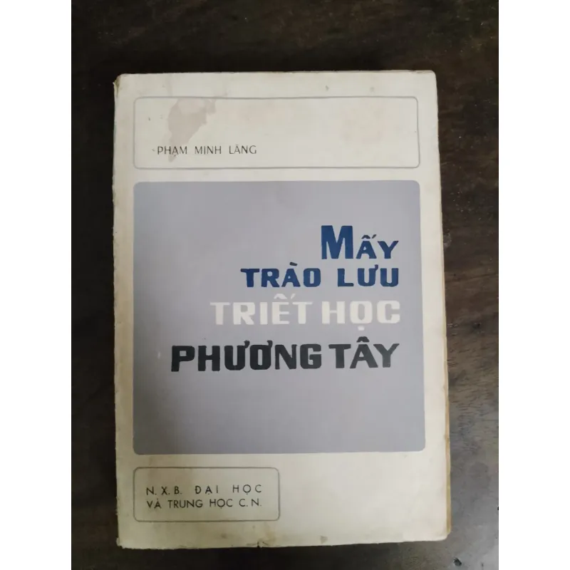 Mấy trào lưu triết học phương Tây 780175