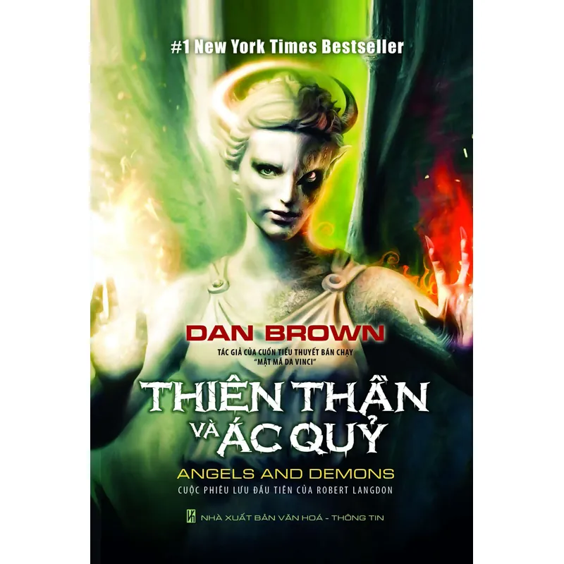 Thiên thần và ác quỷ bìa cứng Dan Brown cũ 738185
