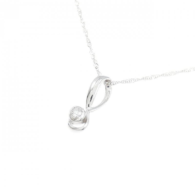 K14WG Dây chuyền kim cương 0.02CT - Hàng hiệu Authentic 857683