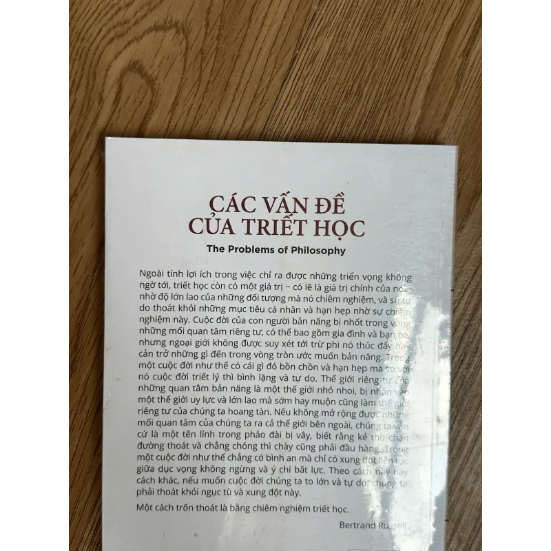Các Vấn Đề Của Triết Học - Bertrand Russell 788599