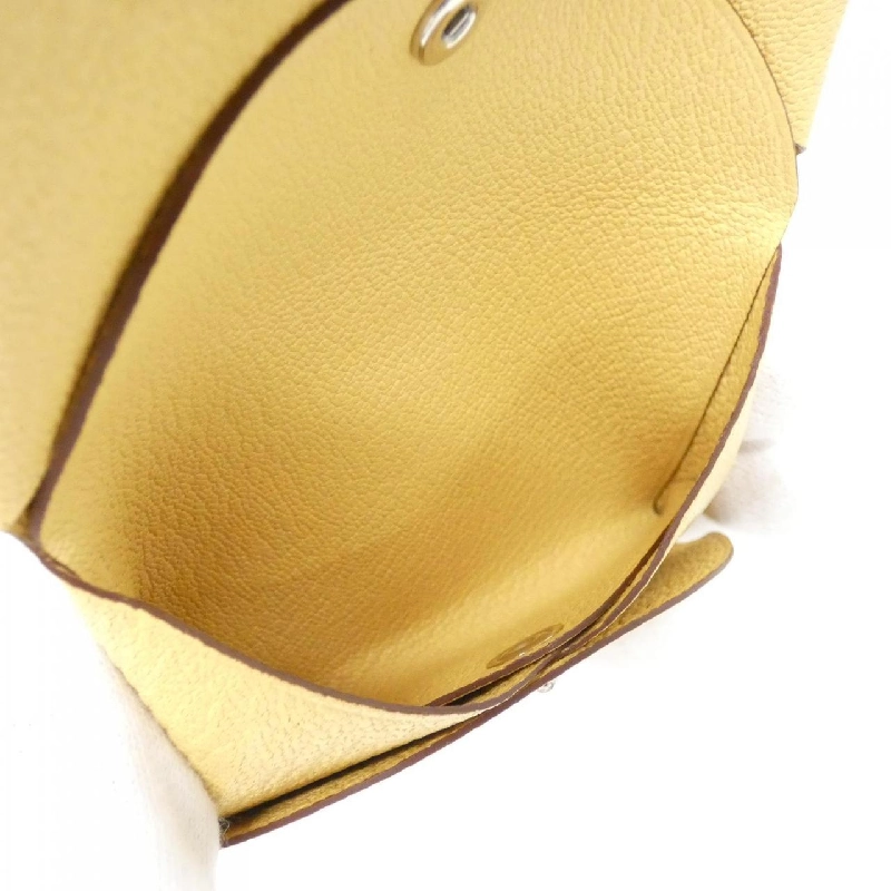 【Sản phẩm chưa sử dụng】Ví tiền Hermes Calvi Duo 082977CK 621510