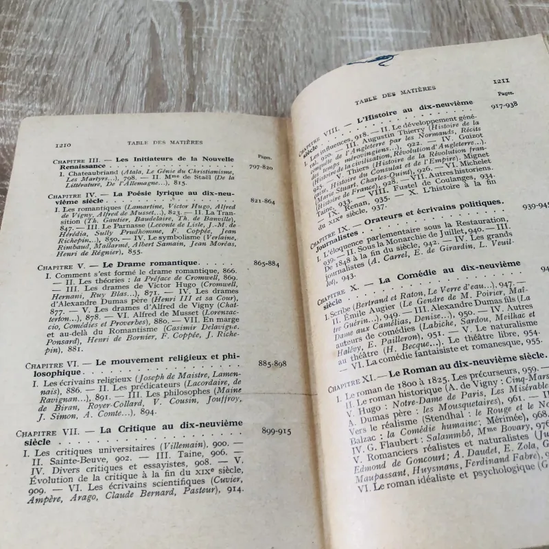HISTOIRE DE LA LITTÉRATURE FRANÇAISE 971145