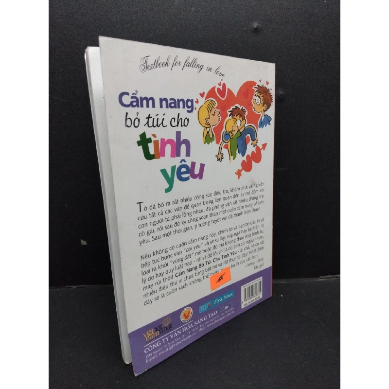 Cẩm nang bỏ túi cho tình yêu mới 80% ố bẩn 2012 HCM1008 Irena Tiodorovic VĂN HỌC 916542