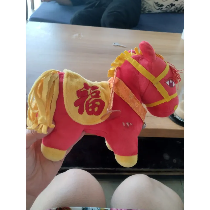 búp bê ngựa nhồi bông phong cách Trung Quốc. Hàng 2hand 996602