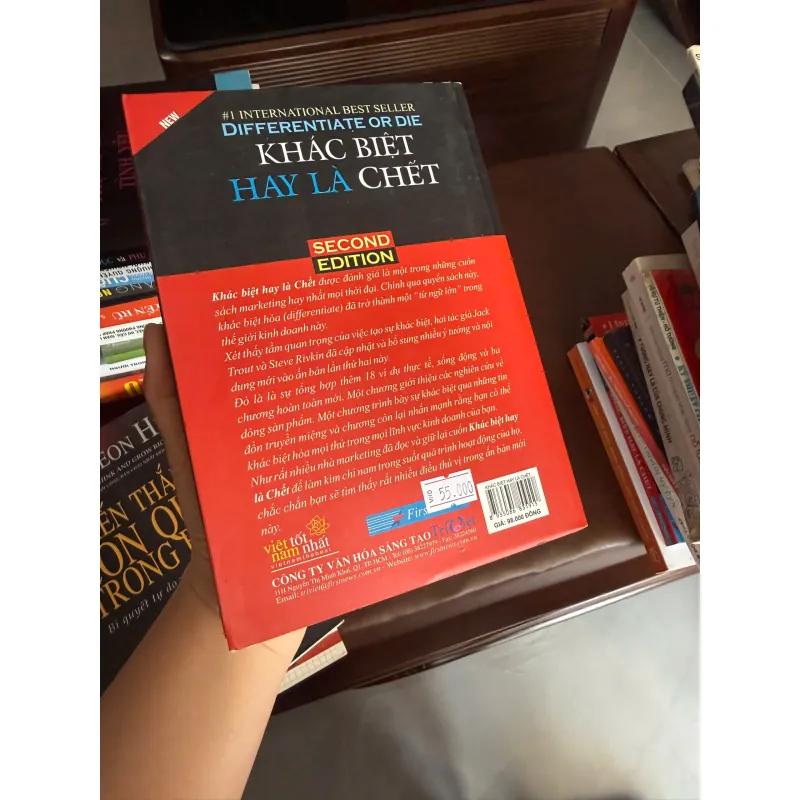 Khác Biệt Hay Là Chết (Second Edition) – Jack Trout, Steve Rivkin- K3 1005675