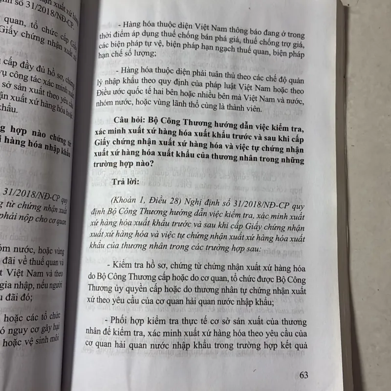 Hỏi đáp pháp luật về quản lý ngoại thương 766406