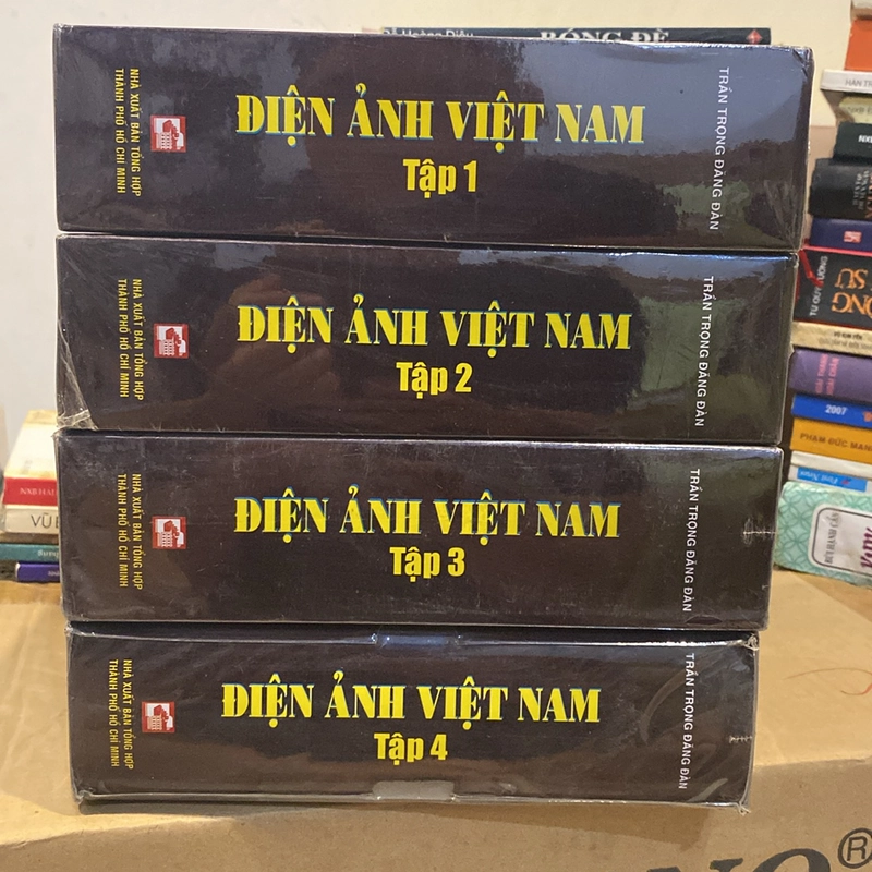 ĐIỆN ẢNH VIỆT NAM, TRẦN TRỌNG ĐĂNG ĐÀN, TRỌN BỘ 4 TẬP, NGUYÊN MÀNG NILON CHƯA SỬ DỤNG 520886