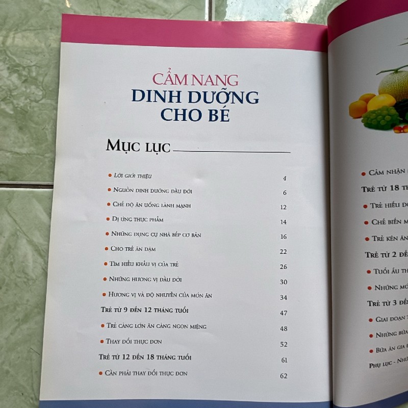 Cẩm nang dinh dưỡng cho bé 155365