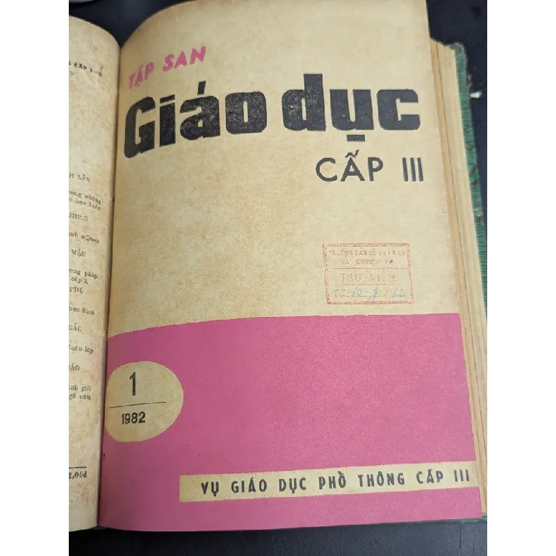 Tập san giáo dục mẫu giáo các năm 1977,1979,1980,1981,1982 ( tổng cộng 34 số có 1 số đôi ) 590928