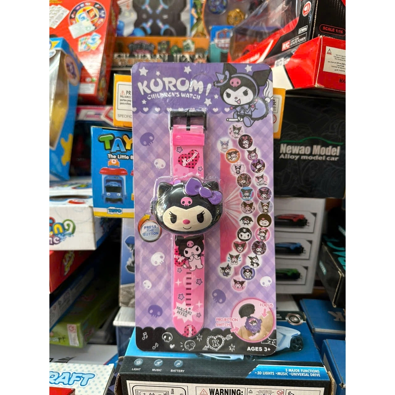 Đồ chơi đồng hồ đeo tay Kuromi children’s watch 3051A 284561