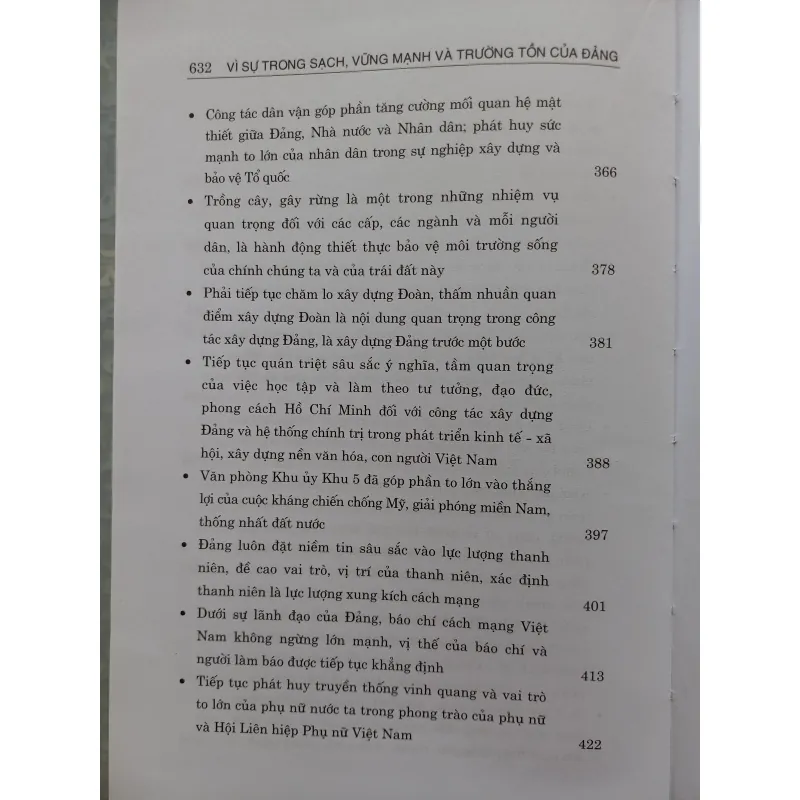 Sách: Vì sự trong sạch, vững mạnh và trường tồn của Đảng 935402