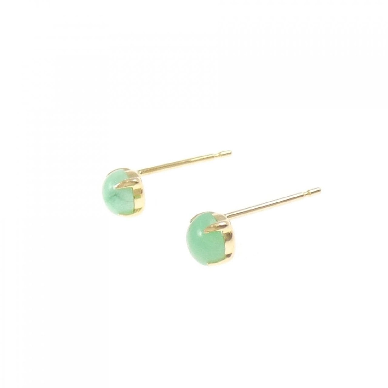 K18YG Chrysoprase Bông tai - Hàng hiệu Chính hãng 870342