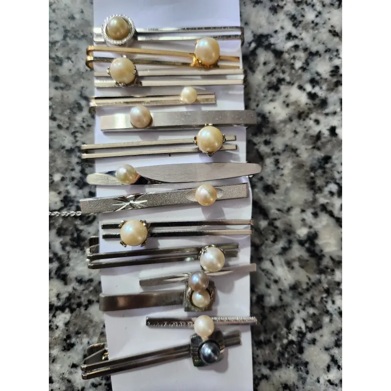 Kẹp cavat ngọc trai, đá 797416