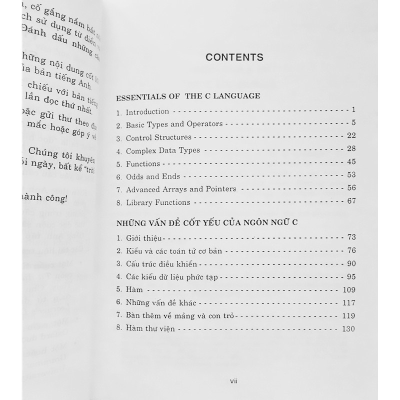 Ngôn ngữ lập trình C (Song ngữ Anh - Việt) 19131