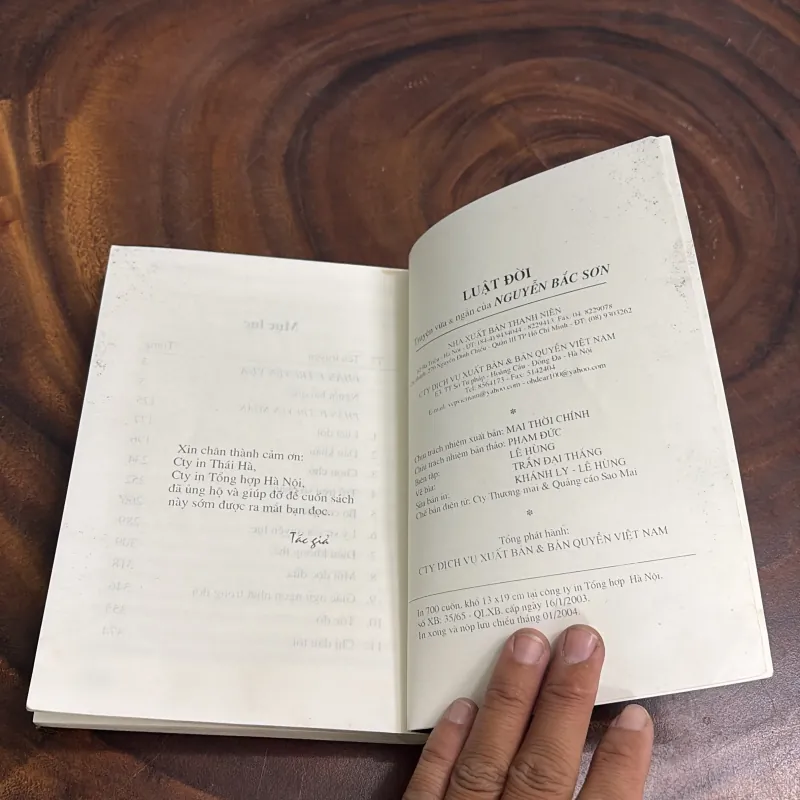 II Truyện Vừa Và Ngắn: Luật Đời - Nguyễn Bắc Sơn - 2004 1000910