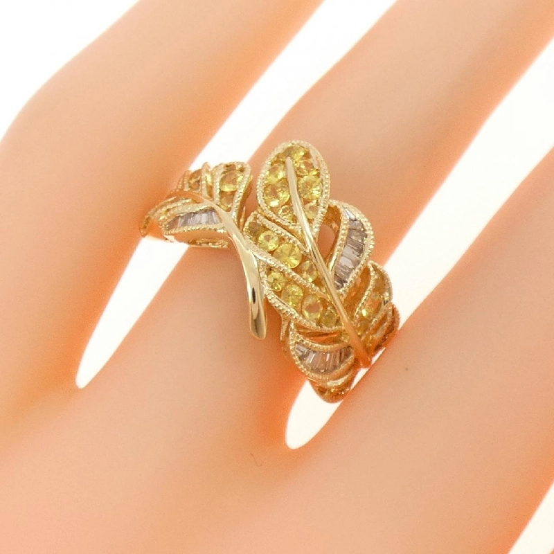 Nhẫn Sapphire K18YG 0.62CT 667453