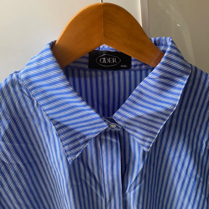 Áo sơ mi dài tay kẻ sọc bigsize Cider Shop 756610