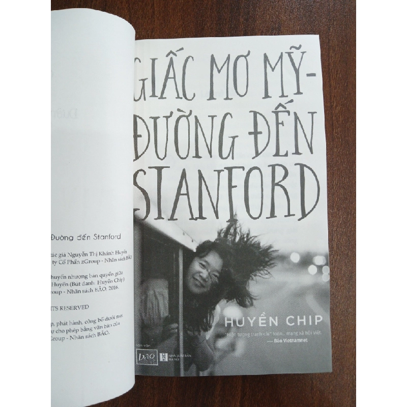 Giấc mơ Mỹ - Đường đến Stanford<br>Huyền Chip 539466