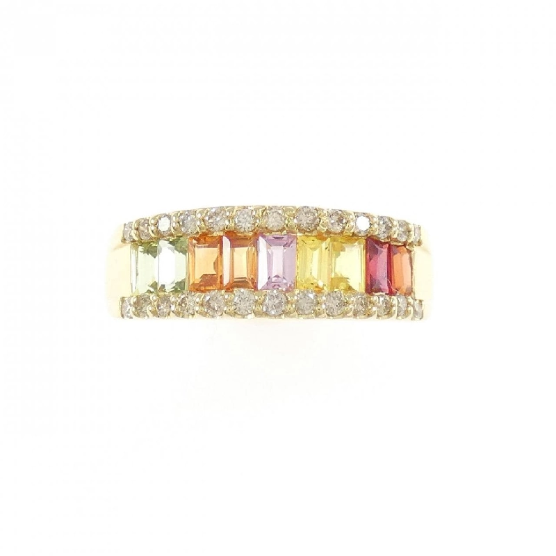 Nhẫn Sapphire K18YG 1.00CT 668384