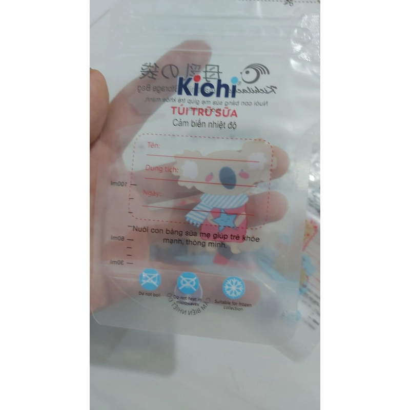 8 Túi trữ sữa 100ml hiệu Kichi 466287