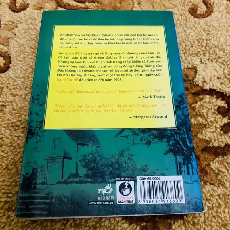 Anne tóc đỏ dưới chái nhà xanh -  L.M. Montgomery#HATRA 1005441