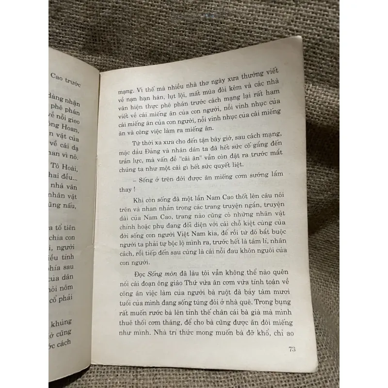 Nam Cao đời văn một đời người - giáo sư Nguyễn Văn hạnh  933451