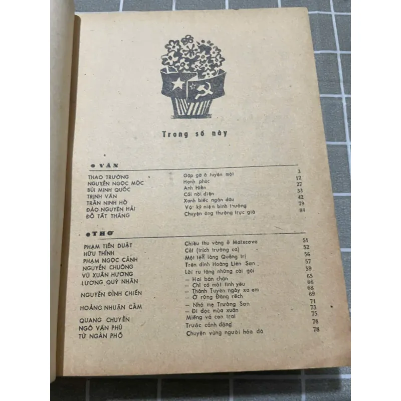 TẠP CHÍ VĂN NGHỆ QUÂN ĐỘI 11.1984 556916