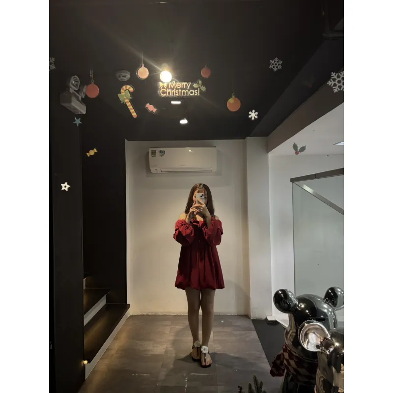 Áo trễ vai nữ kèm quần free size  974289