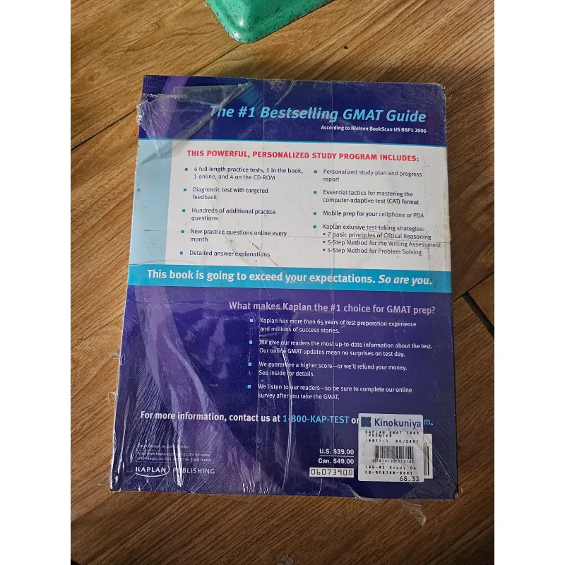 Gmat Premier Program 2008 edition
200k (bìa 39$ U.S) 763019