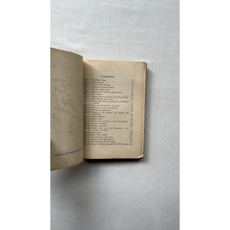 An Outline History of China 992607