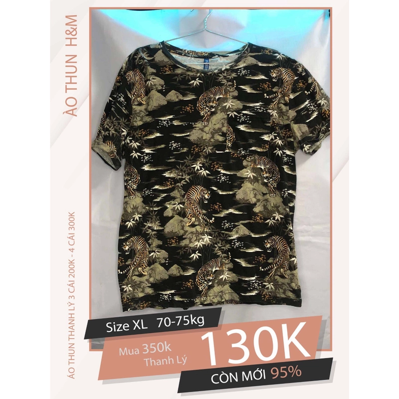 Dọn Tủ Thanh Lý Áo Thun Nam size XL 516439