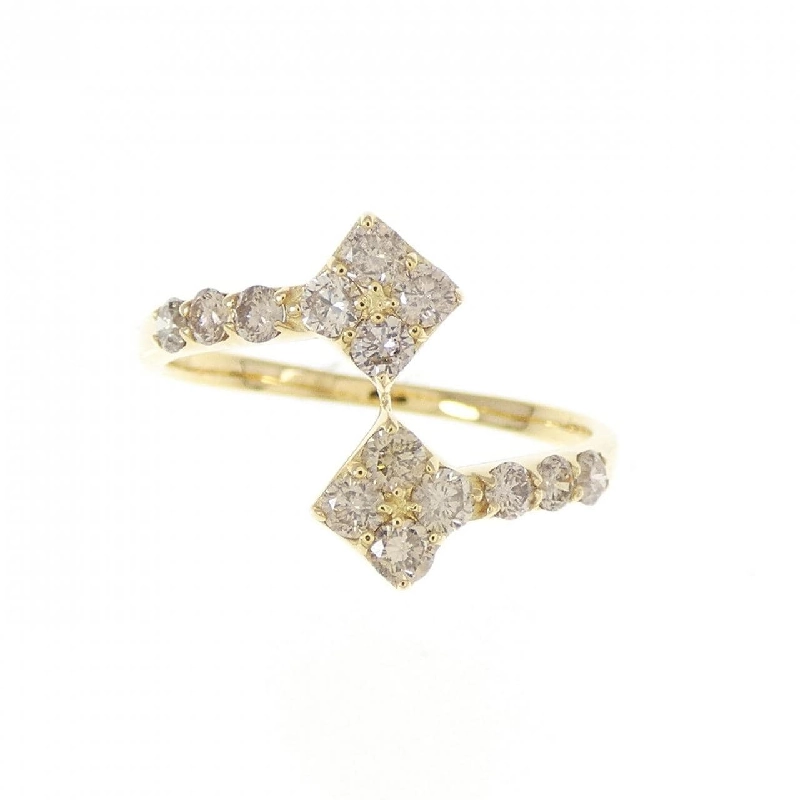 Nhẫn kim cương K18YG 0.40CT 671303