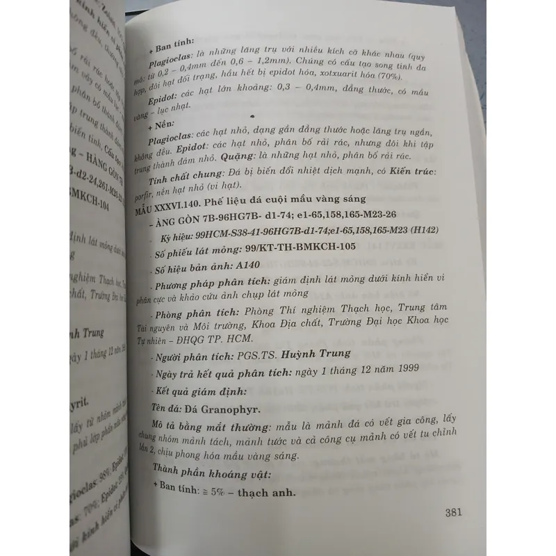 ỨNG DỤNG THẠCH HỌC NGHIÊN CỨU HIỆN VẬT ĐÁ - PHẠM ĐỨC MẠNH 721098