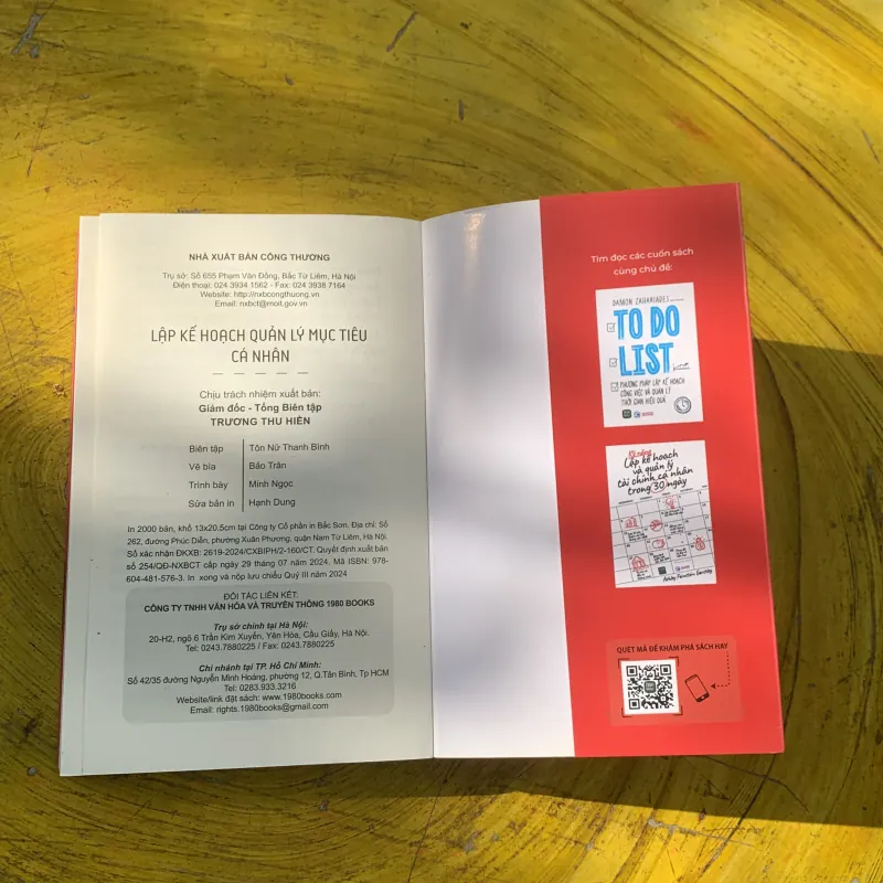 LẬP KẾ HOẠCH QUẢN LÝ MỤC TIÊU CÁ NHÂN- JON ACUFF 789735