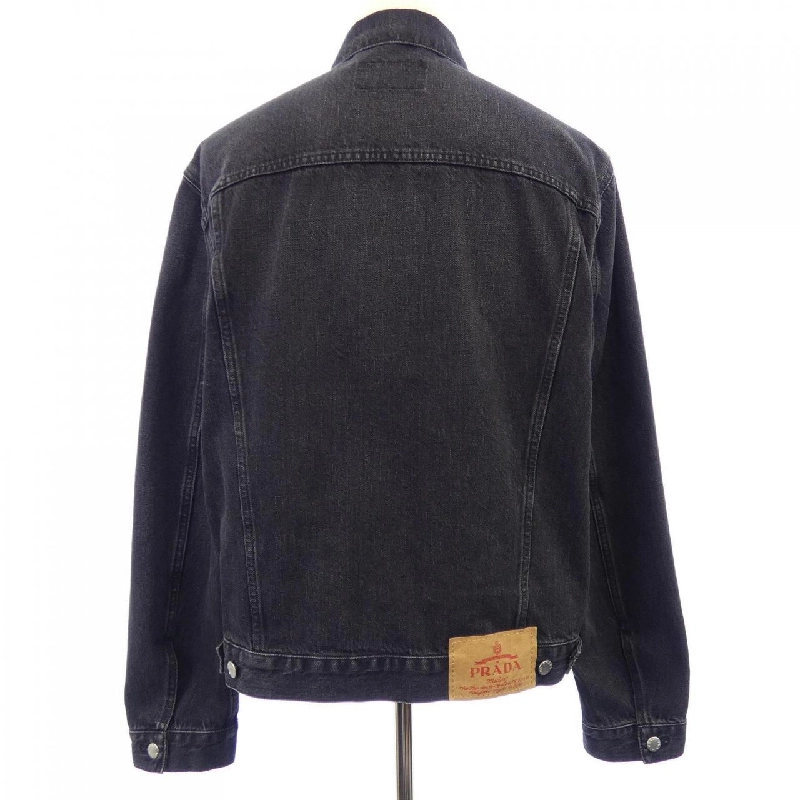 Áo khoác denim PRADA với logo tam giác GEB227 S231 12K8 - Hàng hiệu Chính hãng 891413