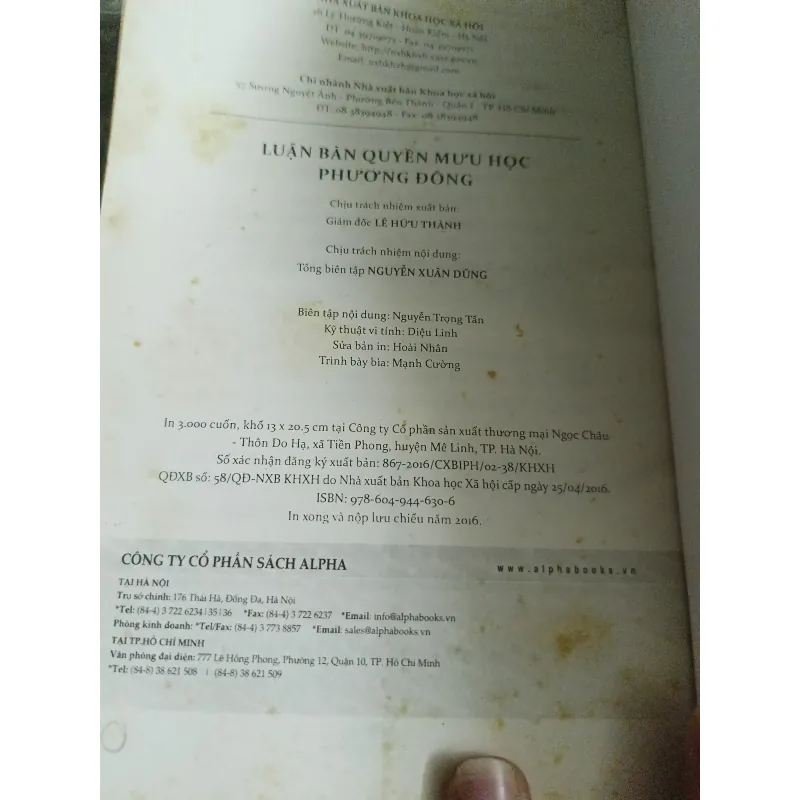 Luận bàn quyền mưu học Phương Đông - Triệu Quốc Hoa & Lưu Quốc Kiến 568826