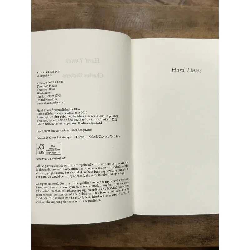 Hard Times - Charles Dickens 735481