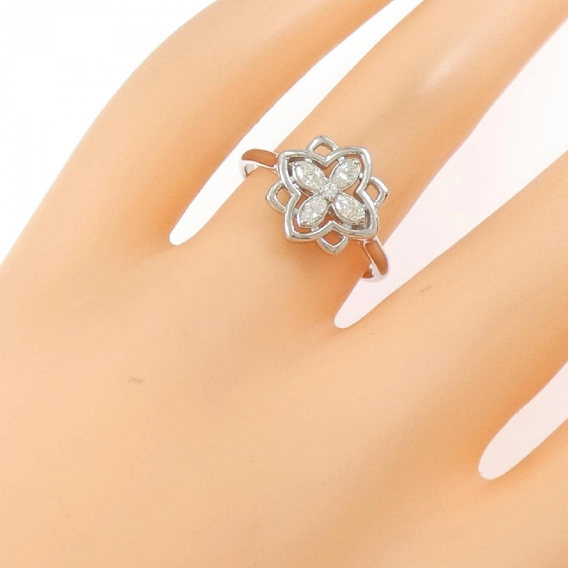 【Sản phẩm mới】Nhẫn kim cương PT900 hình hoa 0.20CT 669221