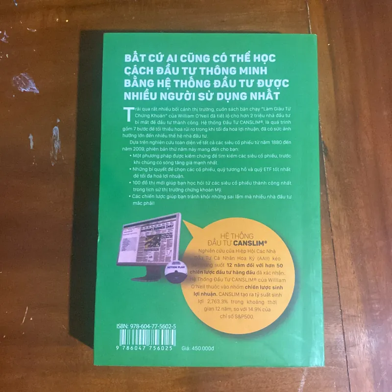 Sách Làm giàu từ chứng khoán, william J.o'neil 784064