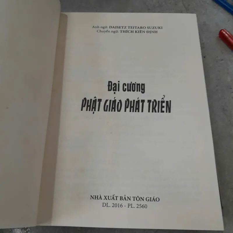ĐẠI CƯƠNG PHẬT GIÁO PHÁT TRIỂN - DAISETZ TEITARO SUZUKI (THÍCH KIÊN ĐỊNH DỊCH) 1022183