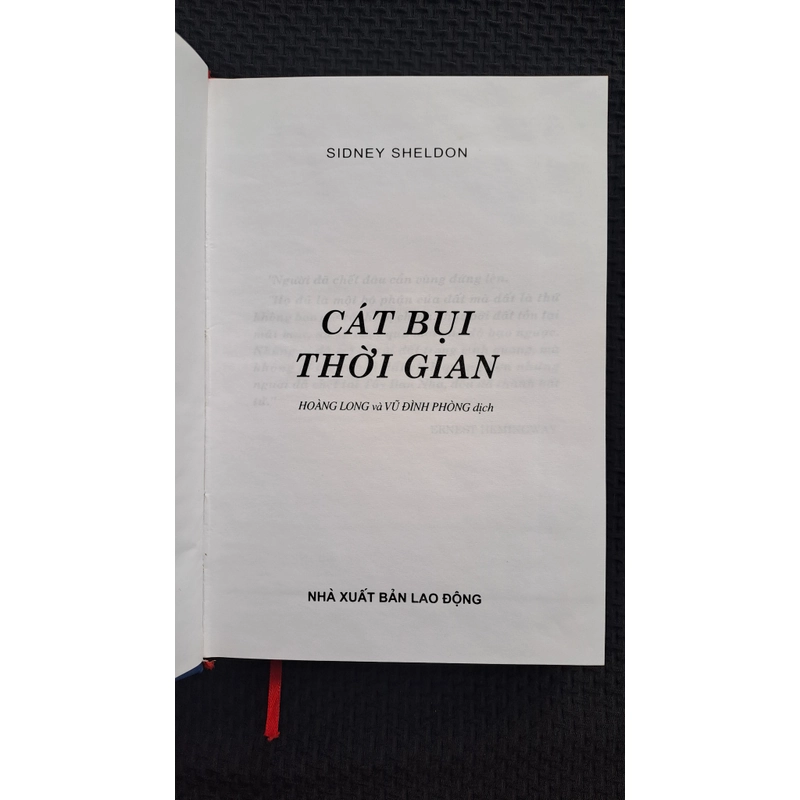 Cát Bụi Thời Gian - Sidney Sheldon ( Bìa cứng, xb 2006) 447063