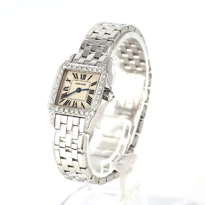 Cartier Santos de Mademoiselle SM WG/D WF9003Y8 WG Quartz - Hàng hiệu Chính hãng 875138