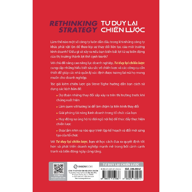 Rethinking Strategy - Tư Duy Lại Chiến Lược - Steve Tighe 289401