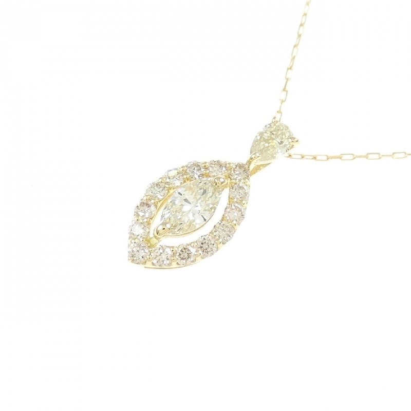 K18YG Dây chuyền kim cương 0.35CT - Hàng hiệu Chính hãng 861465