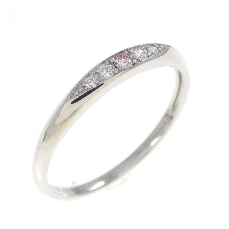 Nhẫn kim cương hồng PT900 0.02CT 666808