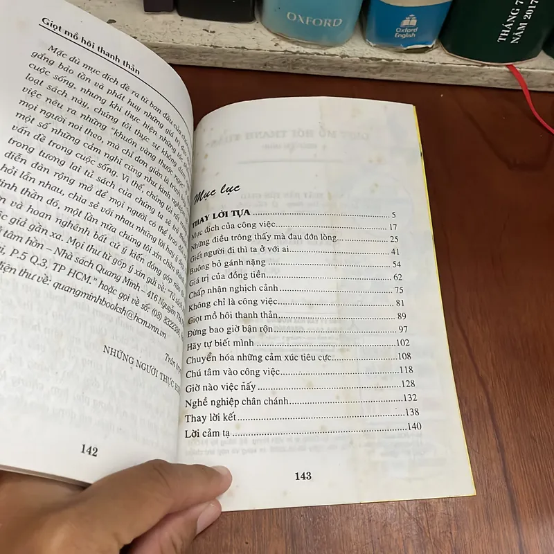 II Tựa sách: Giọt Mồ Hôi Thanh Thản - Nguyên Minh - 2006 558241