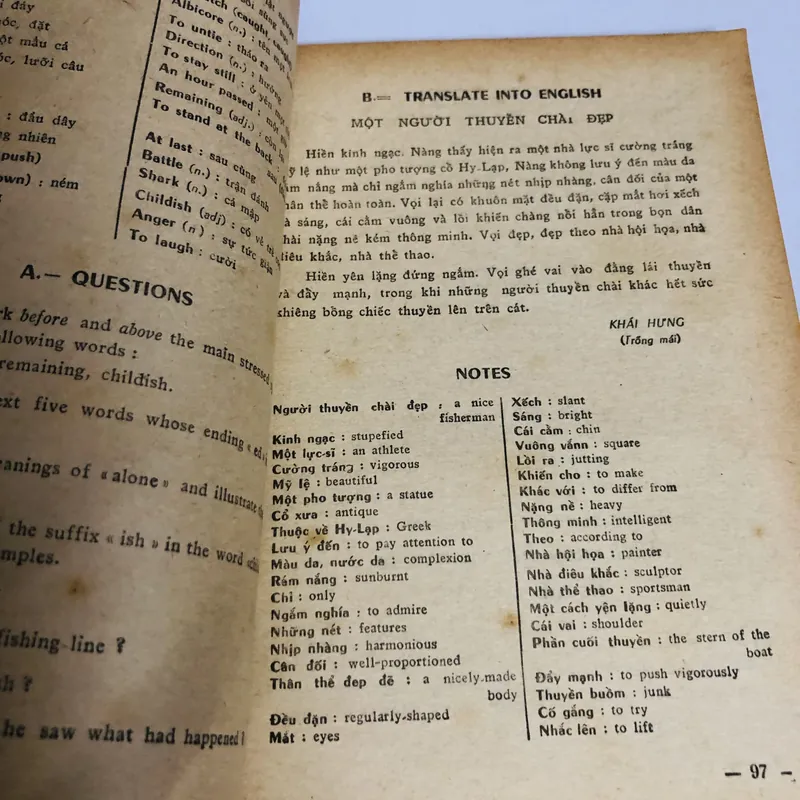 📘 KHẢO SÁT VÀ LUYỆN DỊCH ANH VĂN – Gs. Nguyễn Văn Ngải 1971 718075